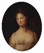 TISCHBEIN, Johann Heinrich Wilhelm Portrat einer Frau, Oval Germany oil painting artist